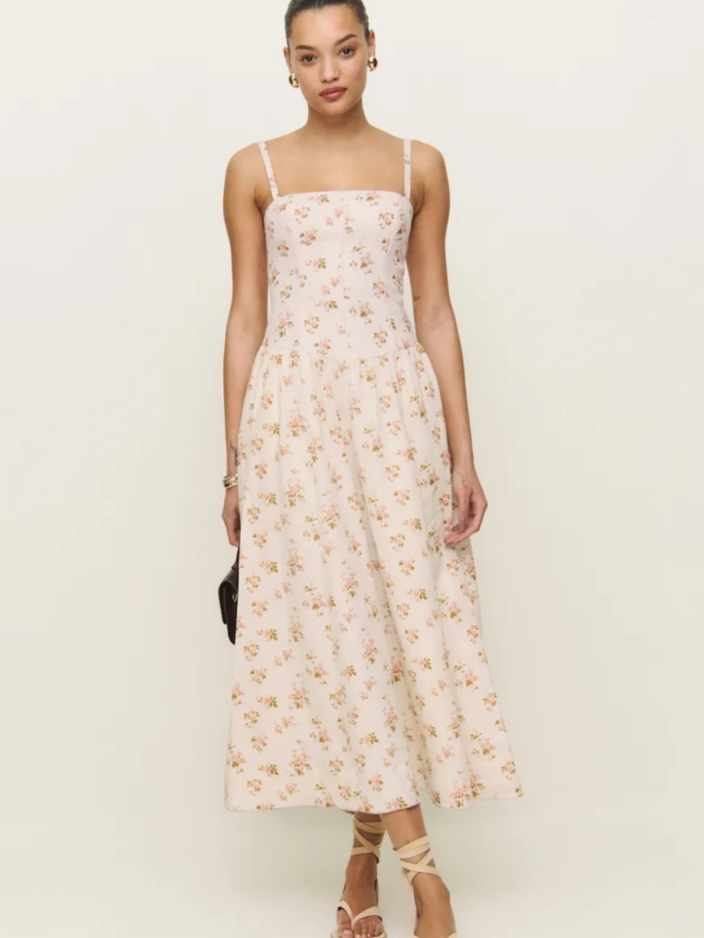 NWT REFORMATION Katarin Linen Dress, Mildred, size 0
